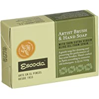 ESCODA Jabon Pinceles y Manos - Artesano fabricado a mano en España Acuarela Óleo Acrílico Pintura Maquillaje Natural…